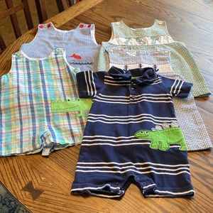 Boy’s summer smocked lot